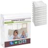 Greaton, Ultra Soft-Premium Zippered Mattress Protector Cover, Water Proof, Breathable and noiseless, Fits Mattress 6 to 9-Inch(Set of 10), King, White view 1