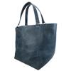 Hide & Drink, Formal Tote Bag, Female Bag, Travel and Shopping Accessory, Handbag for Women, Full Grain Leather, Handmade, Slate Blue view 2