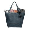 Hide & Drink, Formal Tote Bag, Female Bag, Travel and Shopping Accessory, Handbag for Women, Full Grain Leather, Handmade, Slate Blue view 4