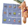 Memory Game for Boys Matching Cards Educational Toy Montessori Waldorf Toys Match Games Felt Travel Activity Transport Children Board Boy Gift Brother Gifts Ideas (with Box) view 1
