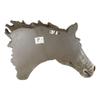 1 Pcs Rustic Faux Driftwood Finish Equine Mustang Horse Head Wall Decor Plaque 18" Wide view 3