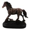 1 Pcs Rustic Western Country Sauntering Horse Rough Hand Textured Figurine With Base view 4