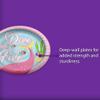 Dive into Five Mermaid Fifth Birthday - 32 Piece Disposable Party Supplies - Decorations for Girl's 5th Birthday Round Party Plates - Large 9" Paper Plates In Bulk view 3