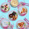 Dive into Five Mermaid Fifth Birthday - 32 Piece Disposable Party Supplies - Decorations for Girl's 5th Birthday Round Party Plates - Large 9" Paper Plates In Bulk view 4