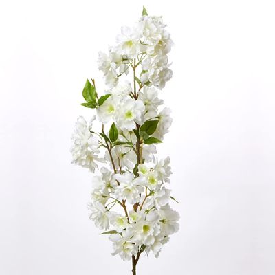 ELITE FLORAL Pack of 6 Artificial White Floral Dogwood Branch - 39 Inch Tall Faux Small Flower with Long Stems, Adjustable Design, Premium Quality, Wedding Dcor Indoor Outdoor Home Dcor
