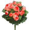 SilksAreForever 10" Artificial Begonia Flower Bush -Salmon (Pack of 12) view 1