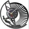12 Inch Wall Vinyl Decorative Wall Clocks Windsurf Board Sailing Vinyl Record Wall Clock Home Decor Timepiece for Man Cave Room Sailing LP Vinyl Record Artwork Wall Clock view 2