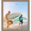 Poster Palooza 14x25 Ornate Silver Complete Wood Picture Frame with UV Acrylic Plexiglass, Foam Board Backing & Hardware Included view 4