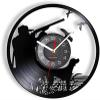 12 Inch Wall Clock Silent Non Ticking Duck Hunting Sign Vinyl Record Silent Wall Clock Hunter Man Cave Retro Album Decor Vinyl Craft Disks Clock Decor view 1