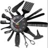 12 Inch Vinyl Wall Clock Hairdressing Tools Wall Clock Hair Salon Hair Salon Decoration Contemporary Wall Clock Gift for Hairdressers view 3