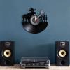 12 inch Vinyl Record Wall Clock Wild Woodland Animal Bull Elk Silent Quartz Wall Clock Moose Elk Wall Art Decorative Watch Timepiece Wall Clock view 3