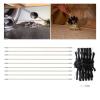chimney sweep kit Chimney Brush Kit,Nylon Splicable Pipe Cleaning Brush Cleaning Tool Kit Included 9 /12 /15 /18 Flexible Rods 1 Brush Head 1 M8 Thread For Household And Industrial Use ( Color : 9 Rod view 1