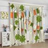 Happy St.Patrick's Day Curtains,Green Shamrock Leaf Irish Good Lucky,Blackout Rod Pocket Window Drapes 2 Panel Set for Living Room Bedroom Kitchen Bathroom Decor W63xL63in view 2