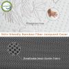 Giantex Folding Mattress, 4 Inch Gel-Infused Tri-fold Mattresses with Bamboo Cover & Carry Bag, CertiPUR-US Certified, Foldable Cooling Mattress Topper for Guest Room Dorm RV Camp Floor, Twin XL view 4