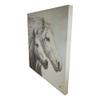 1 Pcs Rustic Country Western 2 Running Horses Canvas Picture Wooden Frame 24"X24" view 2