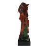 1 Pcs Of 15" H Wild And Free Stallion Horse Bust Statue On Museum Pedestal Base view 2