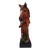 1 Pcs Of 15" H Wild And Free Stallion Horse Bust Statue On Museum Pedestal Base view 3