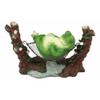 1 Pcs Lazy Day Fat Frog Sleeping On Hammock Statue For Storybook Tale Animal view 3