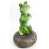 1 Pcs Frog Leap Of Faith Starts With Prayer On Both Knees Figurine Inspirational Decor view 2