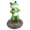 1 Pcs Frog Leap Of Faith Starts With Prayer On Both Knees Figurine Inspirational Decor view 3
