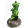 1 Pcs Frog Leap Of Faith Starts With Prayer On Both Knees Figurine Inspirational Decor view 4