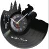 12 Inch Wall Clock Round Mountain Bike Vinyl Record Wall Clock Bicycle Cycling Retro Timepiece Wall Clock Travel Hiking Adventure Clock view 2