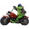 1 Pcs 10" L Born To Ride Patriotic USA Biker Frog Riding Red Chopper Motorcycle Statue view 2