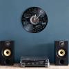 12 Inch Wall Clock Round Bread Candy Cupcake Wall Clock Bakery Sign Wall Decor Pastry Vinyl Record Wall Clock Confectionery Kitchen Decorative Clock view 3