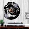12 inch Vinyl Wall Clock Anniversary 5 Years Handmade Wall Art Decor Clock Vinyl Record 3D Wall Clock Art Wall Clock Wedding Gift view 2