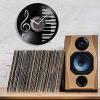 12 Inch Wall Clock Silent Non Ticking Music Notes Piano Keyboard Vinyl Record Wall Clock Modern Design Clock Treble Clef Symbol Decor Retro Music Album Clock view 4
