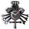 12 Inch Wall Vinyl Decorative Wall Clocks Garage Tools Vinyl CD Wall Clock Carpentry Tools Wall Art Garage Man Cave Decor Mechanic Tools Vinyl Record view 1