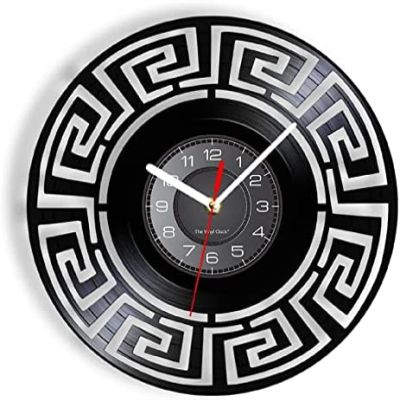 12 Inch Vintage Wall Clock Labyrinth Vinyl Record Wall Clock Rounded Unpredictable Vintage Design Wall Clock Living Room Interior Decor