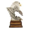 1 Pcs Large Glorious Surveyor Of Horizons Grand Bald Eagle Bust Statue Figurine view 2