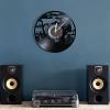 12 Inch Wall Clock Silent Non Ticking Electric Lineman Worker Wall Clock Home Decor Real Vinyl Record Clock Retro Craftsmanship view 2