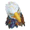 1 Pcs Colorful Bald Eagle Bust Figurine 7" H USA Patriotic Wild Life Animal view 3