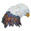 1 Pcs Colorful Bald Eagle Bust Figurine 7" H USA Patriotic Wild Life Animal view 4