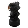 1 Pcs Patriotic American Bald Eagle Bust Bronze Electroplated Resin Figurine With Base view 3