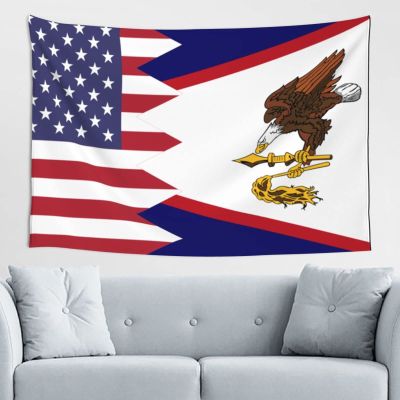 SwpWab America American Samoa Friendship Flag Home Decoration Tapestries Placed In The Living Room Bedroom Keep Full Load