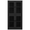 GOLINPEILO Metal Storage Cabinet with 4 Doors and Adjustable Shelves, Anthracite Steel Office Cabinet Tall Metal Cabinet for Home,Office Garage,Warehouse 35.4"x15.7"x70.9"(Style B) view 4