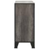 GOLINPEILO Storage Cabinet Gray 28.3"x14.2"x32.3" Metal and MDF, Weight-47.07 LBS view 4