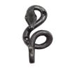 Forged Snake Wall Hook  Handcrafted Iron Coat Hook for Rustic or Medieval Decor view 3