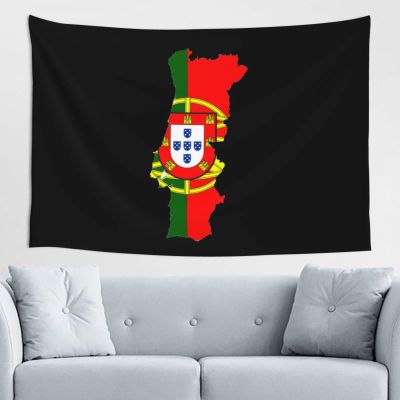 SwpWab Portugal Flag Map Home Decoration Tapestries Placed In The Living Room Bedroom Keep Full Load