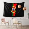 SwpWab Portugal Flag Map Home Decoration Tapestries Placed In The Living Room Bedroom Keep Full Load view 2