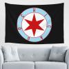 SwpWab Chicago Red Stars Home Decoration Tapestries Placed In The Living Room Bedroom Keep Full Load view 1