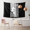 SwpWab American Flag Lineman Home Decoration Tapestries Placed In The Living Room Bedroom Keep Full Load view 2