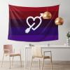 SwpWab LGBT Pride Love is Love Flag Home Decoration Tapestries Placed In The Living Room Bedroom Keep Full Load view 2