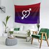 SwpWab LGBT Pride Love is Love Flag Home Decoration Tapestries Placed In The Living Room Bedroom Keep Full Load view 3