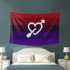 SwpWab LGBT Pride Love is Love Flag Home Decoration Tapestries Placed In The Living Room Bedroom Keep Full Load view 4