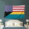 SwpWab America Bahamas Friendship Flag Home Decoration Tapestries Placed In The Living Room Bedroom Keep Full Load view 4