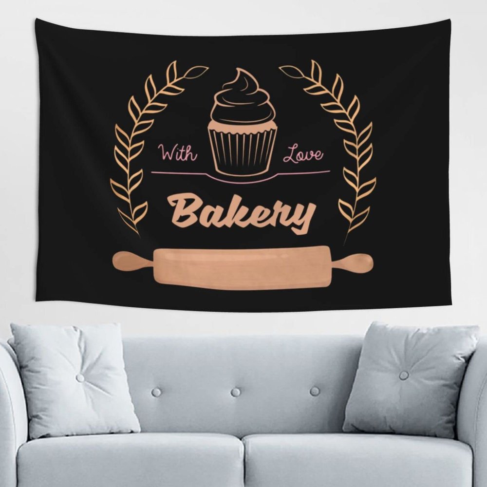 SwpWab Bakery Cupcake Home Decoration Tapestries Placed In The Living Room Bedroom Keep Full Load